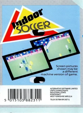 Indoor Soccer (198x)(Alternative Sofware) box cover back
